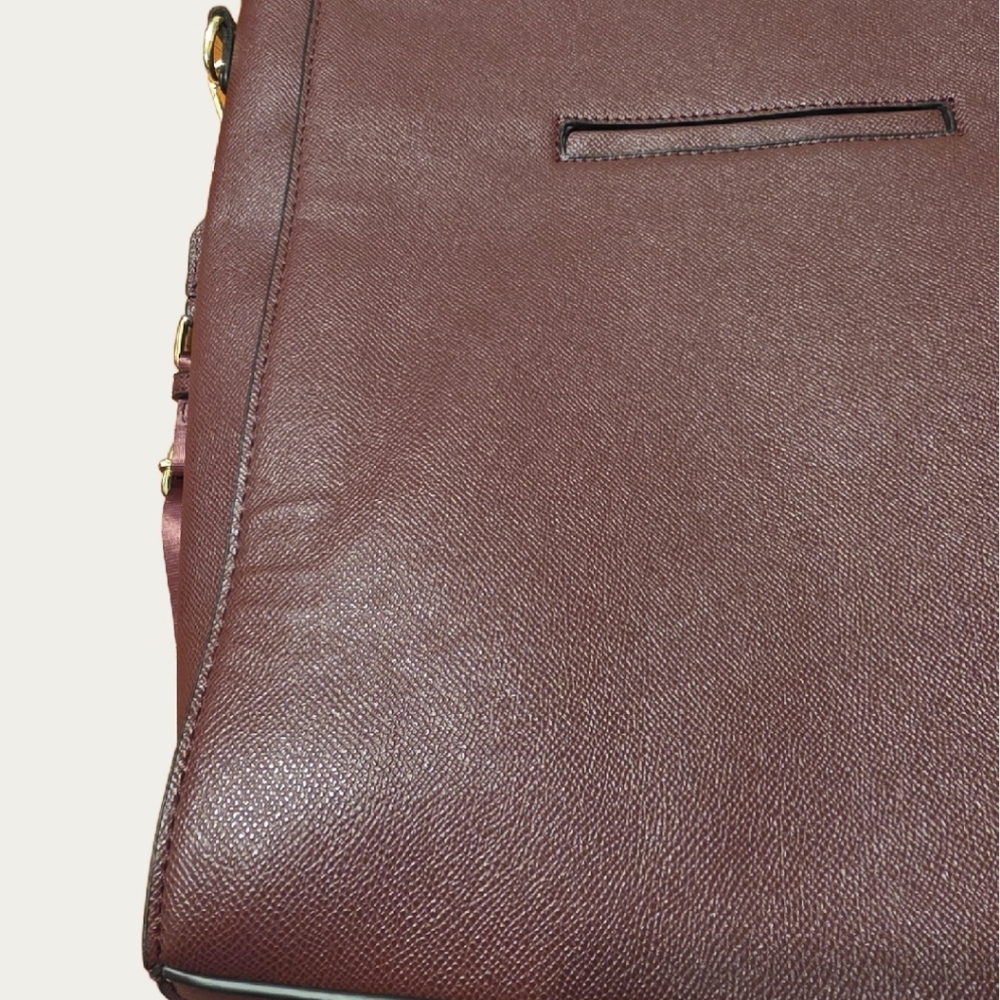 100th Anniversay London Fog Sophia Studded Tote Bag In Plum - Picture 17 of 17